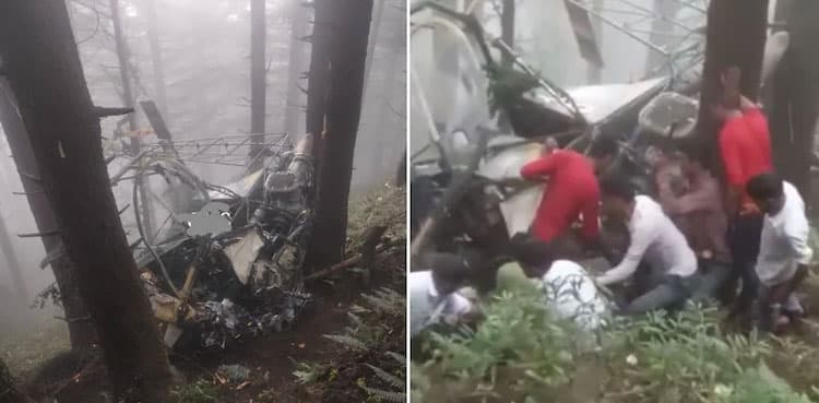 Indian army chopper crashes in occupied Jammu and Kashmir