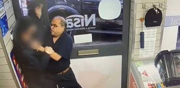 Robbers face resistance from shop keeper, escape with food items