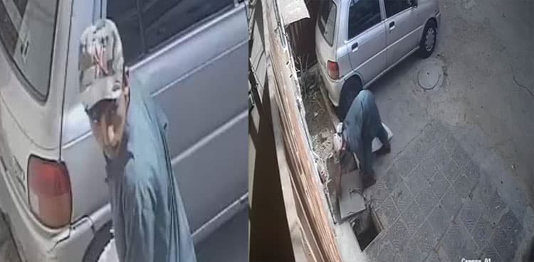 WATCH: Child scavenger steals manhole lid in Karachi