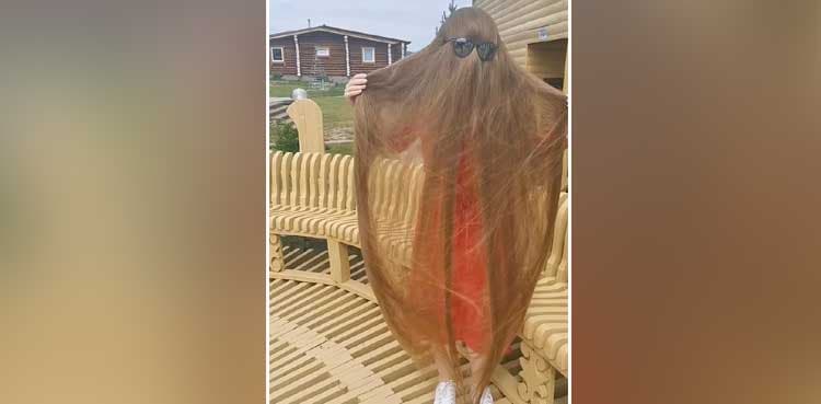 Russian Rapunzel: The nurse who hasn't had a haircut for 23 years