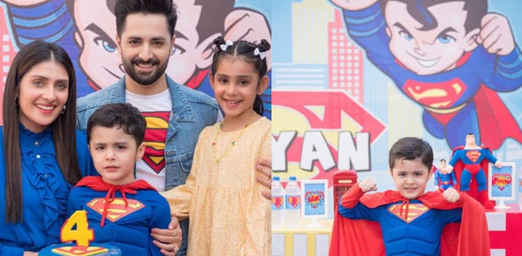 Ayeza Khan throws birthday party for son, pictures go viral