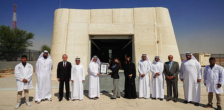 Dubai sets world record with first 3D-printed laboratory