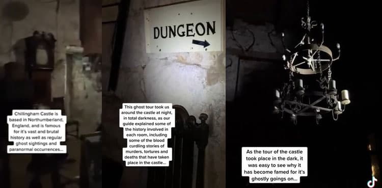Video: Castle where ghosts pull hair, shout 'get out'