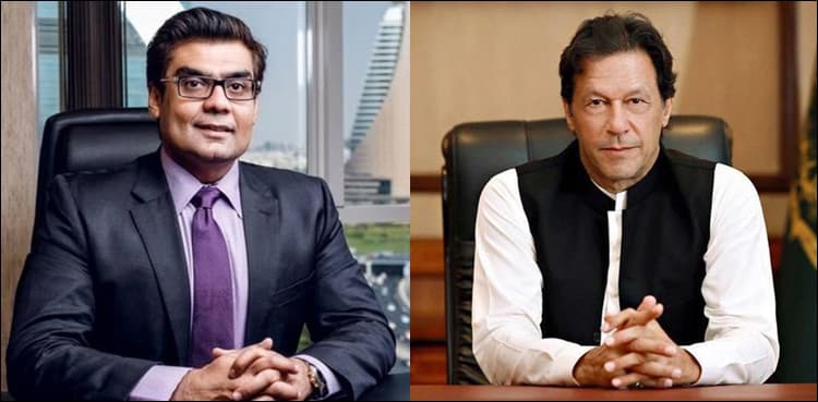 PM Imran lauds President & CEO ARY Digital Network Salman Iqbal for raising salaries of employees