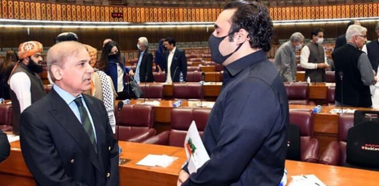 Shehbaz, Bilawal discuss mini-budget, anti-govt protests