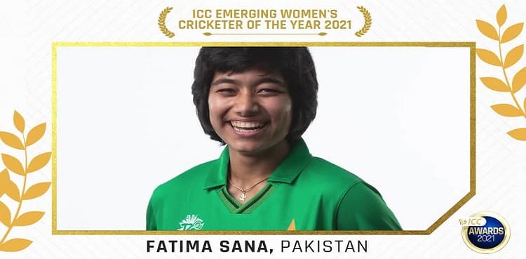 #ICCAwards: Pakistan's Fatima Sana wins 'ICC Emerging Women's Cricketer of the Year' for 2021