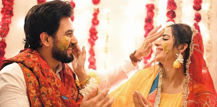 Saboor Aly and Ali Ansari's mayoon video goes viral