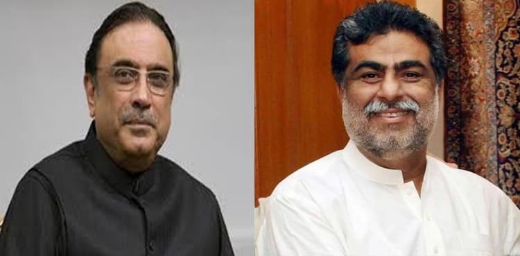 Yar Muhammad Rind meets Asif Ali Zardari