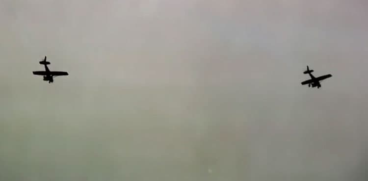 Aeroplane crashes after failed stunt; video goes viral