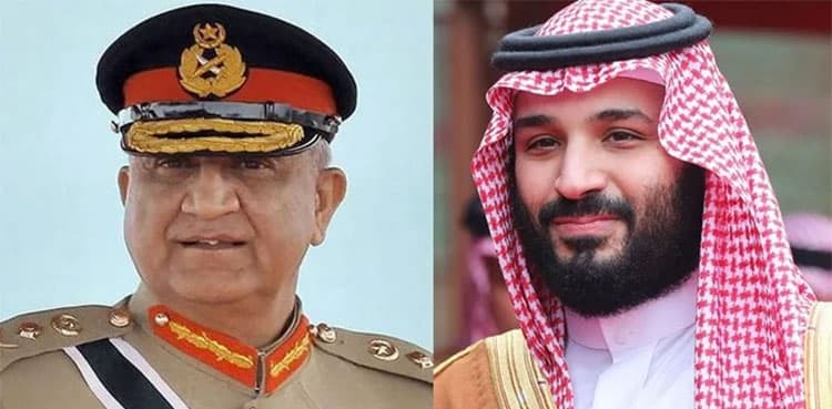 COAS Qamar Bajwa calls Saudi King Muhammad Bin Salman