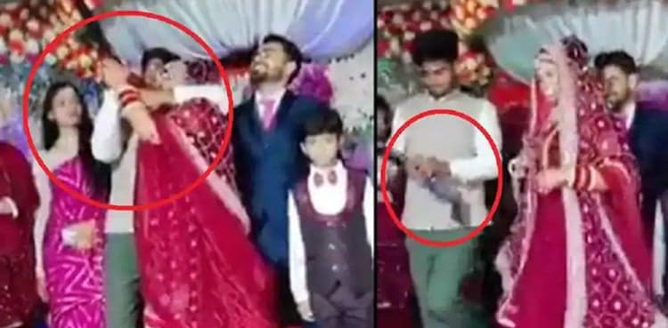 Viral: Bride fires gunshot in air on stage at wedding reception