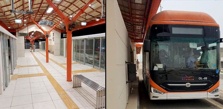 Karachi: Test run of Orange Line BRT begins