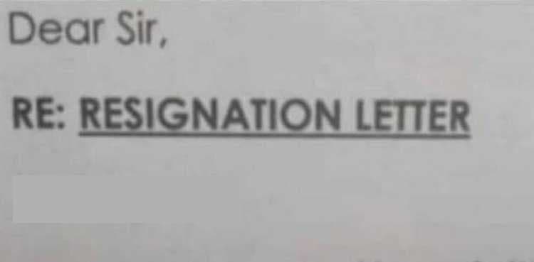This three-word resignation letter will have you laughing