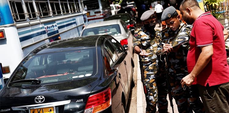 Police deployed at petrol pumps in India amid fuel crises