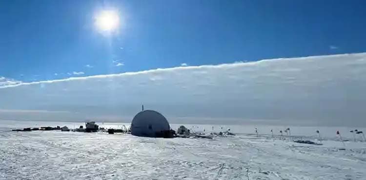 Marine life discovered hundreds of meters below Antarctic ice shelf