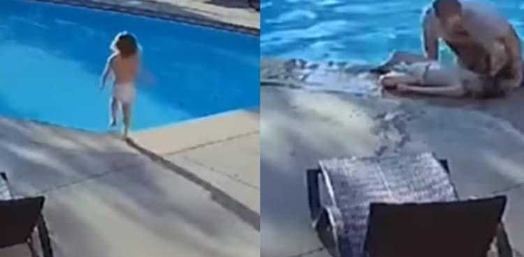 'Heroes': Father and son save child from drowning, video goes viral