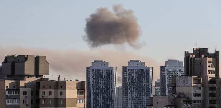 Russian missiles shake Kyiv as world leaders gather in Europe