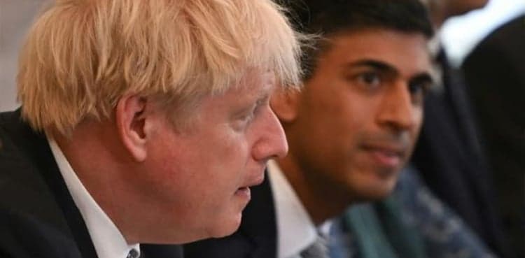 Boris Johnson returns to UK, Sunak qualifies for PM race