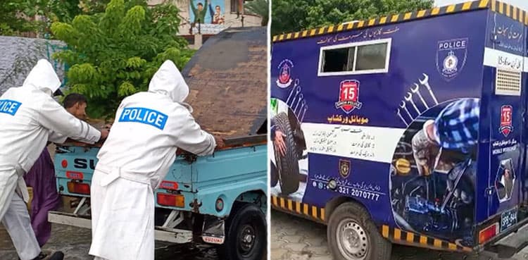 Karachi rains: Dial traffic police helpline 1915 for vehicle repairing