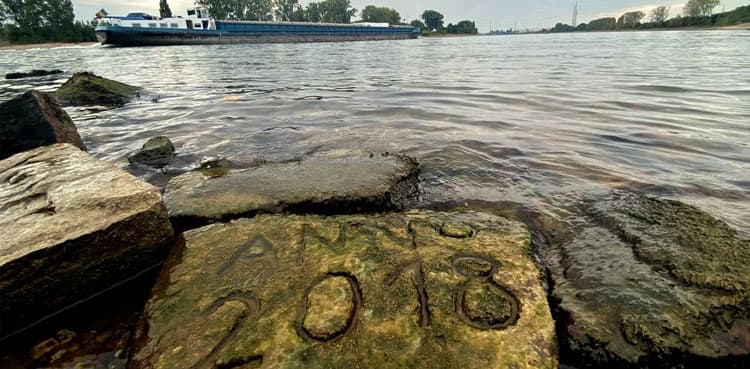 Europe's drought exposes ancient stones, World War Two ships as waters fall