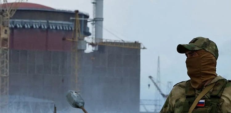 Fire at nuclear plant after Russia downs Ukrainian drone