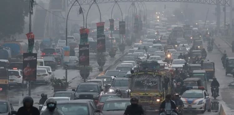 Which areas recorded most rainfall in Karachi?