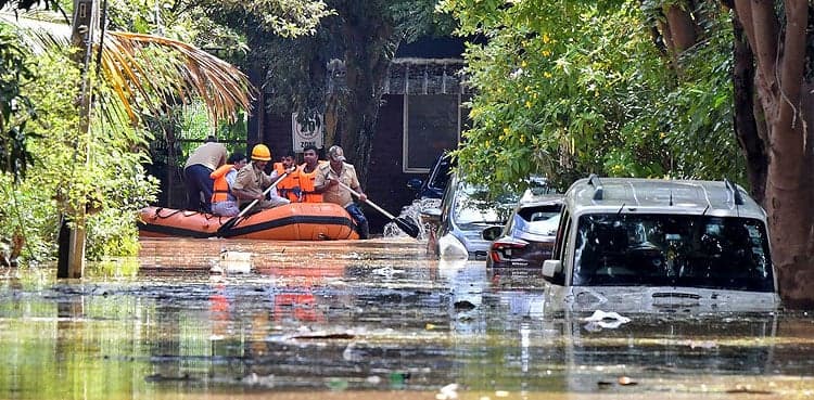 India's Bengaluru hit by flooding after heavy rain