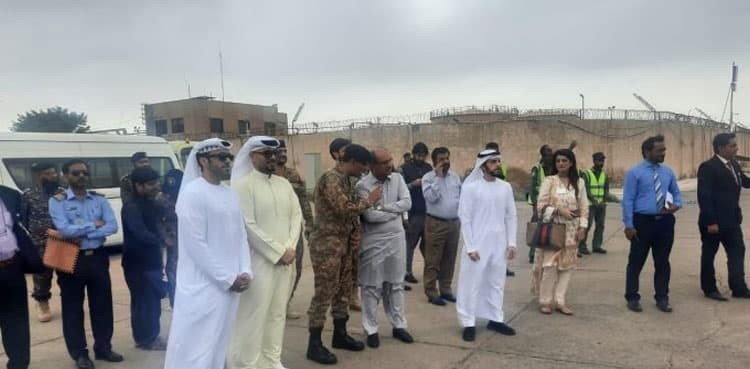 UAE special plane carrying relief goods arrives in Karachi