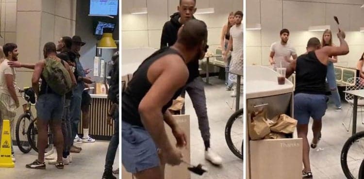 Man threatens customers, vandalises restaurant with axe