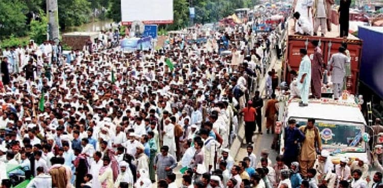 Farmers stage sit-in in Islamabad