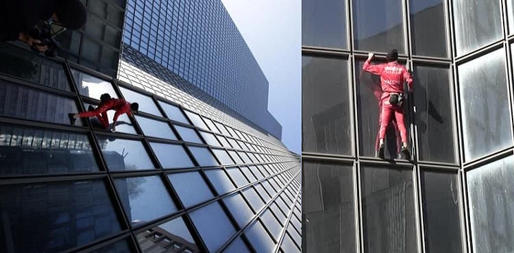 'French Spiderman' climbs 48-storey skyscraper in Paris - Watch