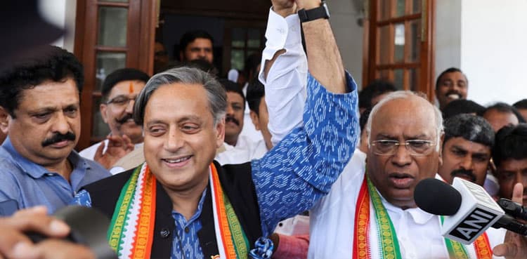 India's Congress elects first non-Gandhi chief in 24 years