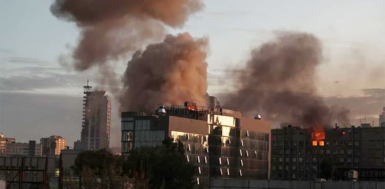 Russia launches deadly new attacks on Kyiv using drones