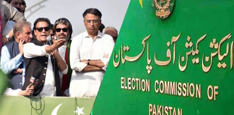 ECP asks Imran Khan to avoid commenting on LG polls in Karachi jalsa