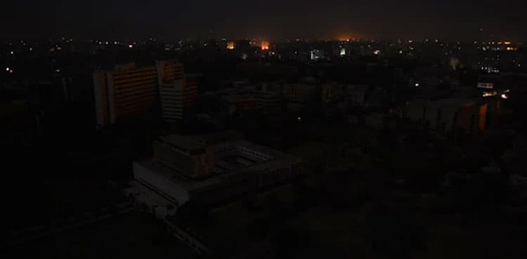 What led to country-wide power breakdown on Oct 13?