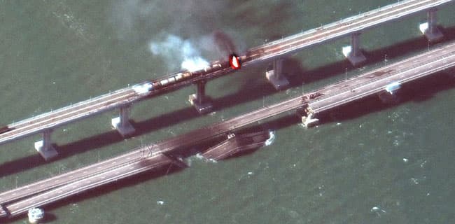 Russia's FSB arrests eight for Crimea Bridge bombing