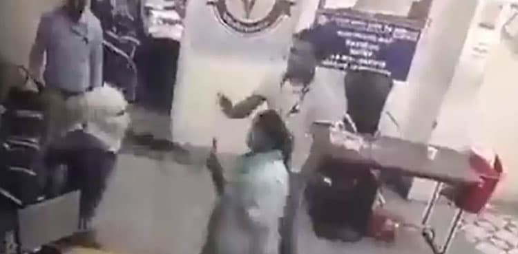 Female bank employee successfully thwarts robbery bid, video goes viral