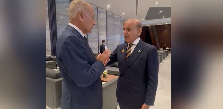 PM Shehbaz Sharif meets secretary-general Arab League