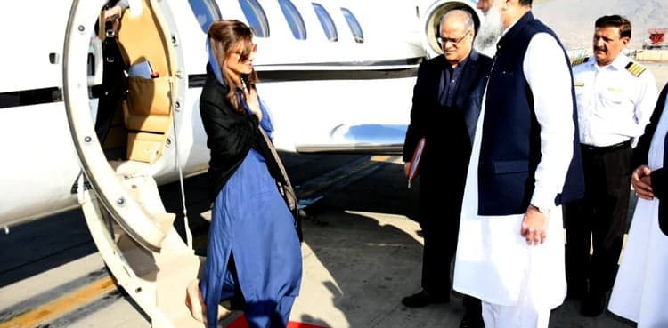 Hina Rabbani Khar reaches Kabul to hold talks with Afghan interim govt