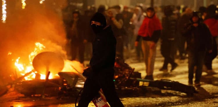 World Cup riots in Brussels after Morocco beat Belgium