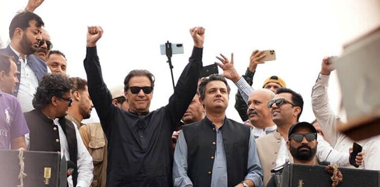PTI long march: Imran Khan to give call for Rawalpindi arrival today