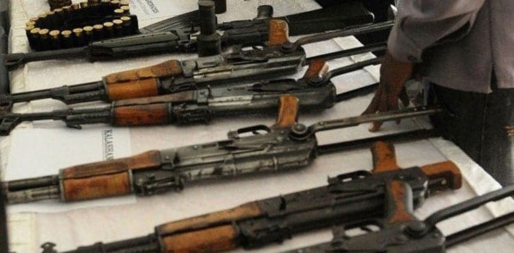 Hyderabad: Police cease illegal arms consignment, arrest five
