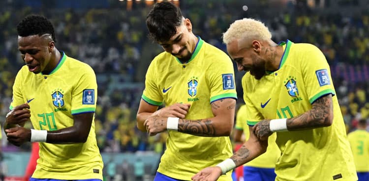 Brazil's dancing about happiness, not disrespect: Vinicius Jr