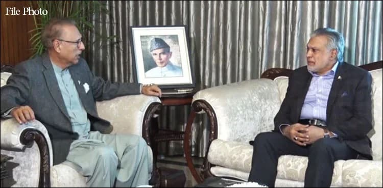 Ishaq Dar calls on President Arif Alvi to discuss political, economic matters