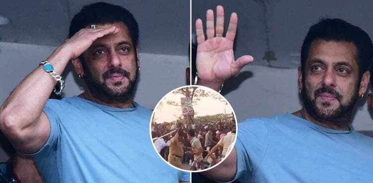 Salman Khan fans face lathi charge on his birthday