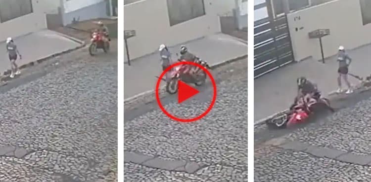 WATCH: Man served instant karma during harassment attempt
