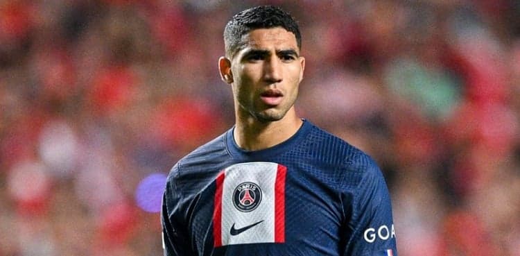 PSG defender Achraf Hakimi charged with rape