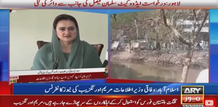 Marriyum Aurangzeb claims GB's force used against Punjab police