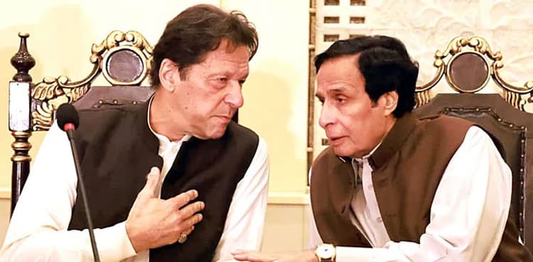 Pervaiz Elahi meets Imran Khan, discusses party tickets for Punjab polls