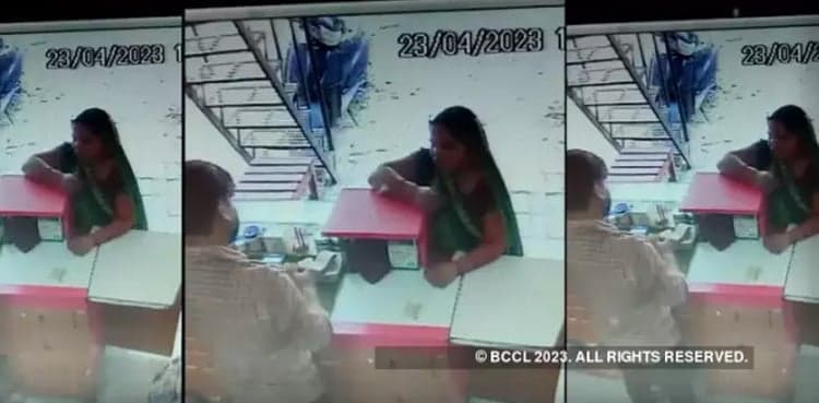 VIRAL: CCTV captures woman stealing cellphone in pretext of buying medicine